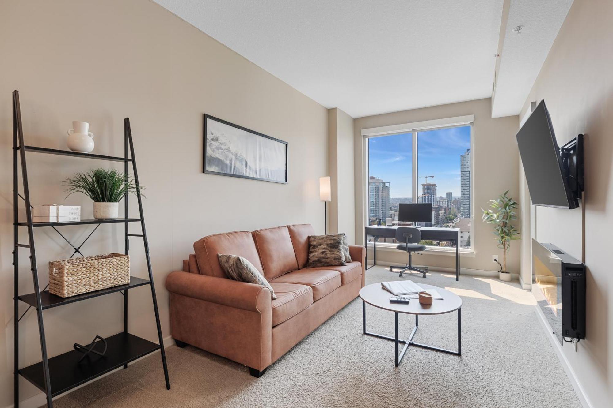 Heart Of Downtown Calgary Spacious Luxury Condo With Stunning Views And Premium Amenities 외부 사진